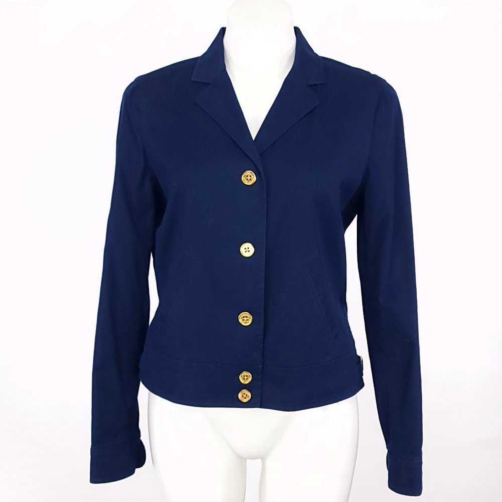Lauren Ralph Lauren Long Sleeve Short‎ Button Front Jacket